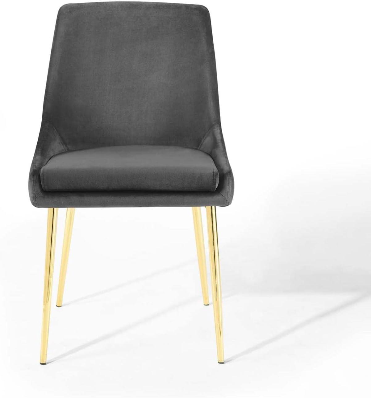 Modway Viscount Performance Velvet Dining Chairs - Set of 2