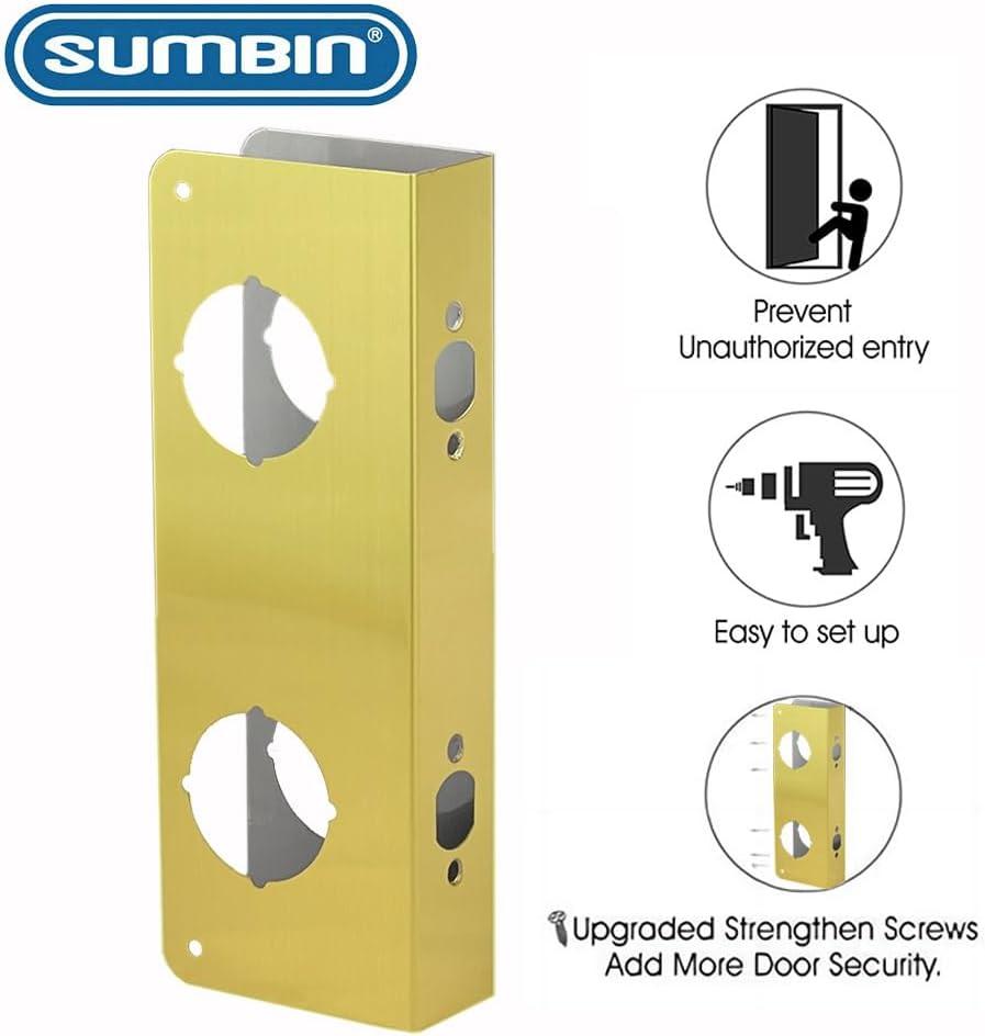 Prime-Line Lock and Door Reinforcement Plate (Single Pack)