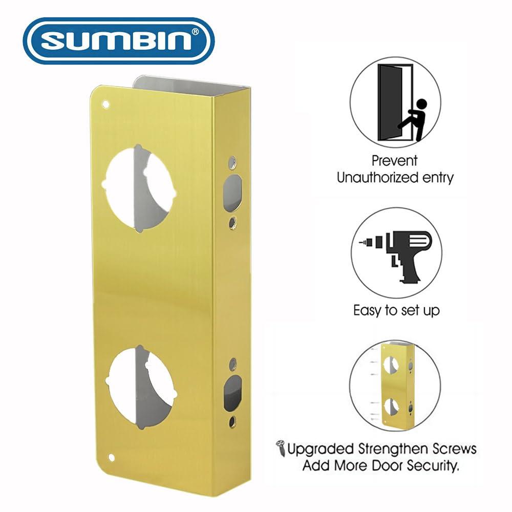 Prime-Line Lock and Door Reinforcement Plate (Single Pack)