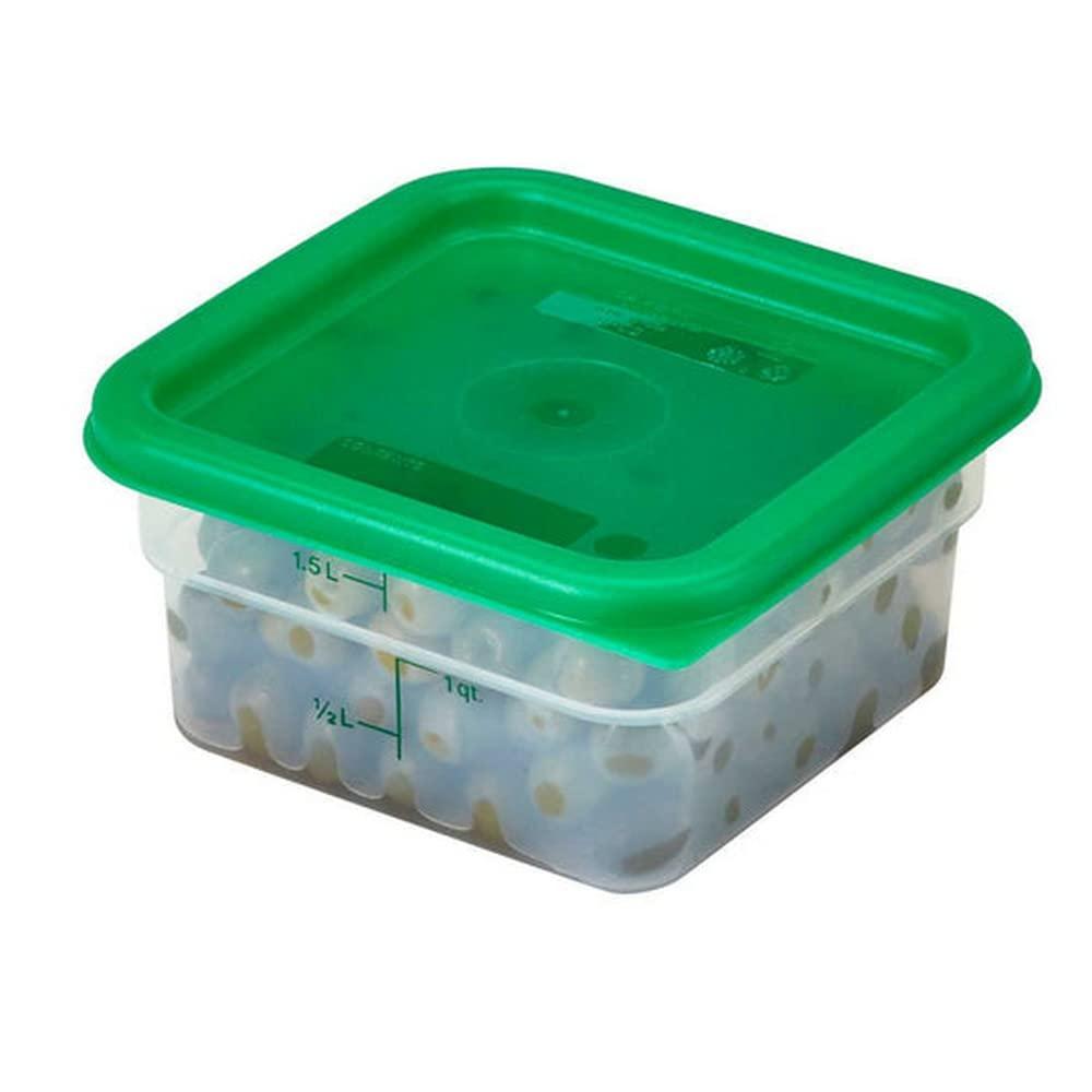 Cambro Translucent 2QT Square Food Container 2SFSPP190