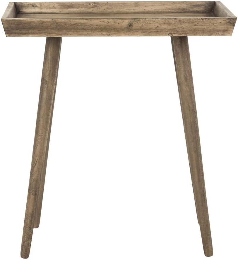 Nonie Tray Accent Table - ACC5701B - Light Brown - Safavieh