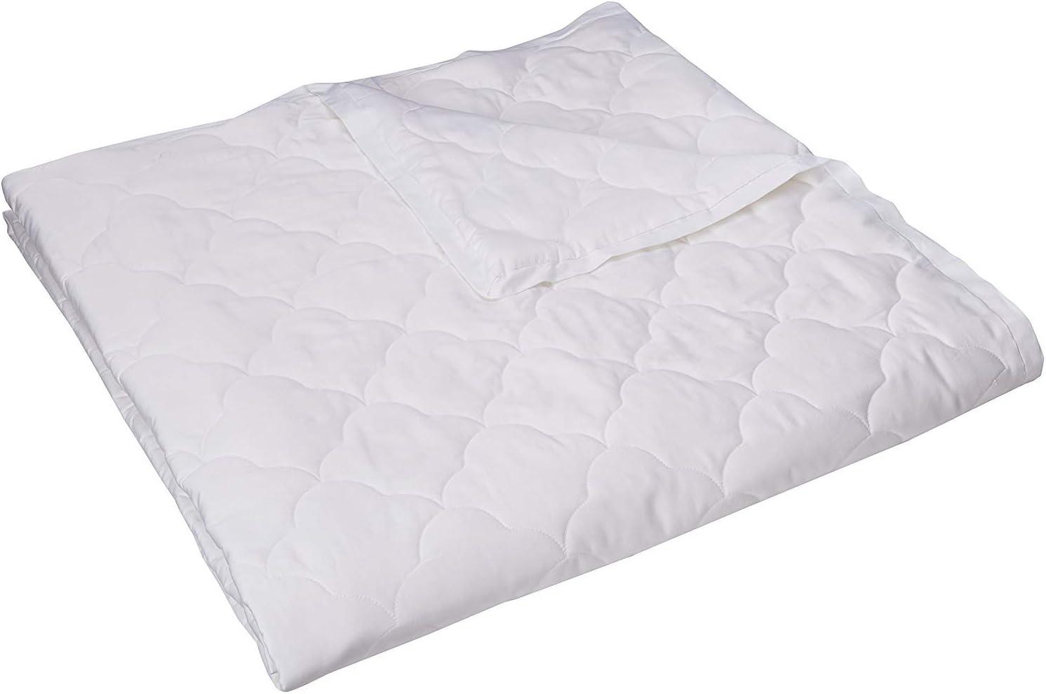 Luxurious Full/Queen Reversible Wool-Cotton Blend Quilted Blanket