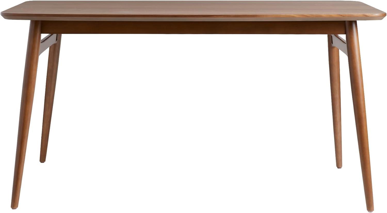 George Oliver Mid-Century 59" Modern Wood Tapered Legs Dining Table,kitchen table,dinning table