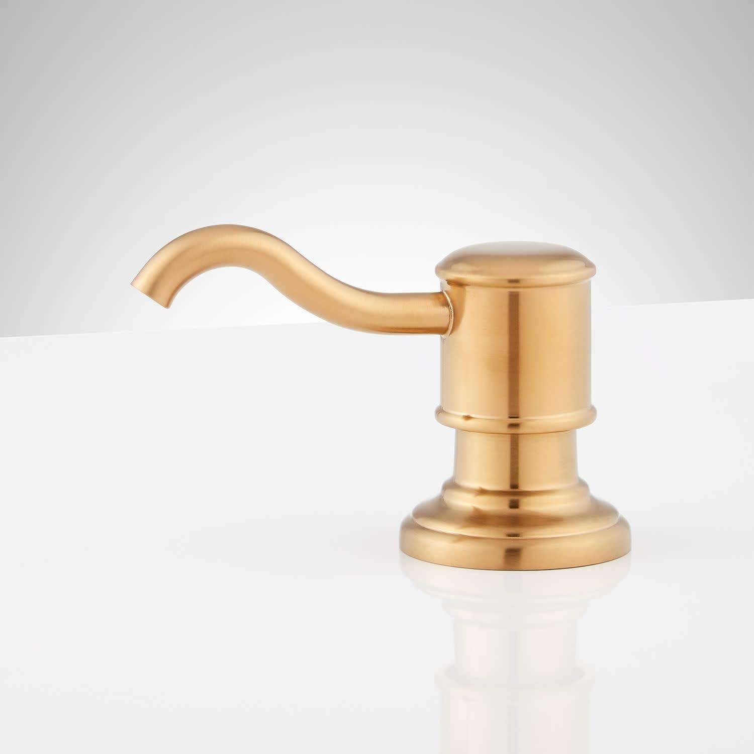 Polished Nickel Vintage Hook Style Soap Dispenser