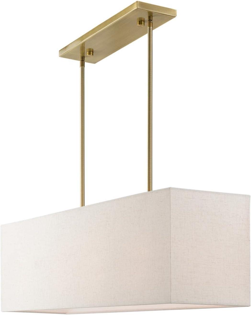 Livex Lighting Summit 4 - Light Chandelier in  Antique Brass