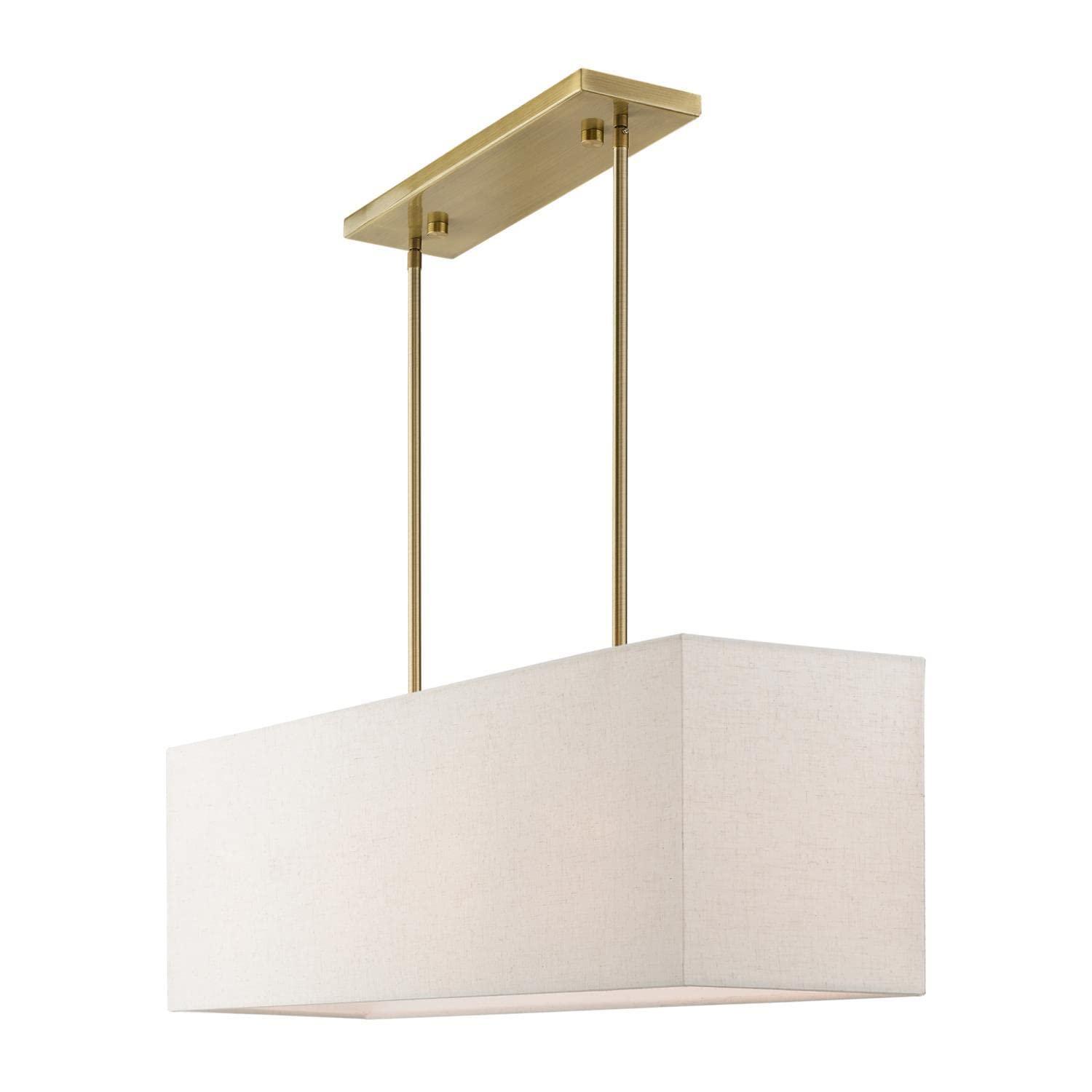 Livex Lighting Summit 4 - Light Chandelier in  Antique Brass