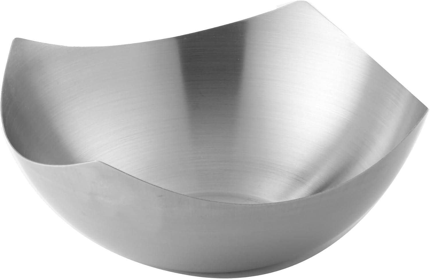 67-Ounce Silver Stainless Steel Squound Serving Bowl