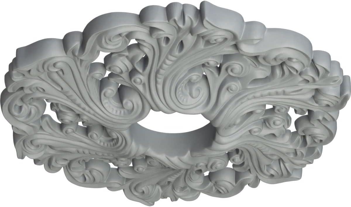 Ekena Millwork 19 5/8"OD x 4 3/4"ID x 1 3/4"P Orrington Ceiling Medallion (Fits Canopies up to 4 3/4")