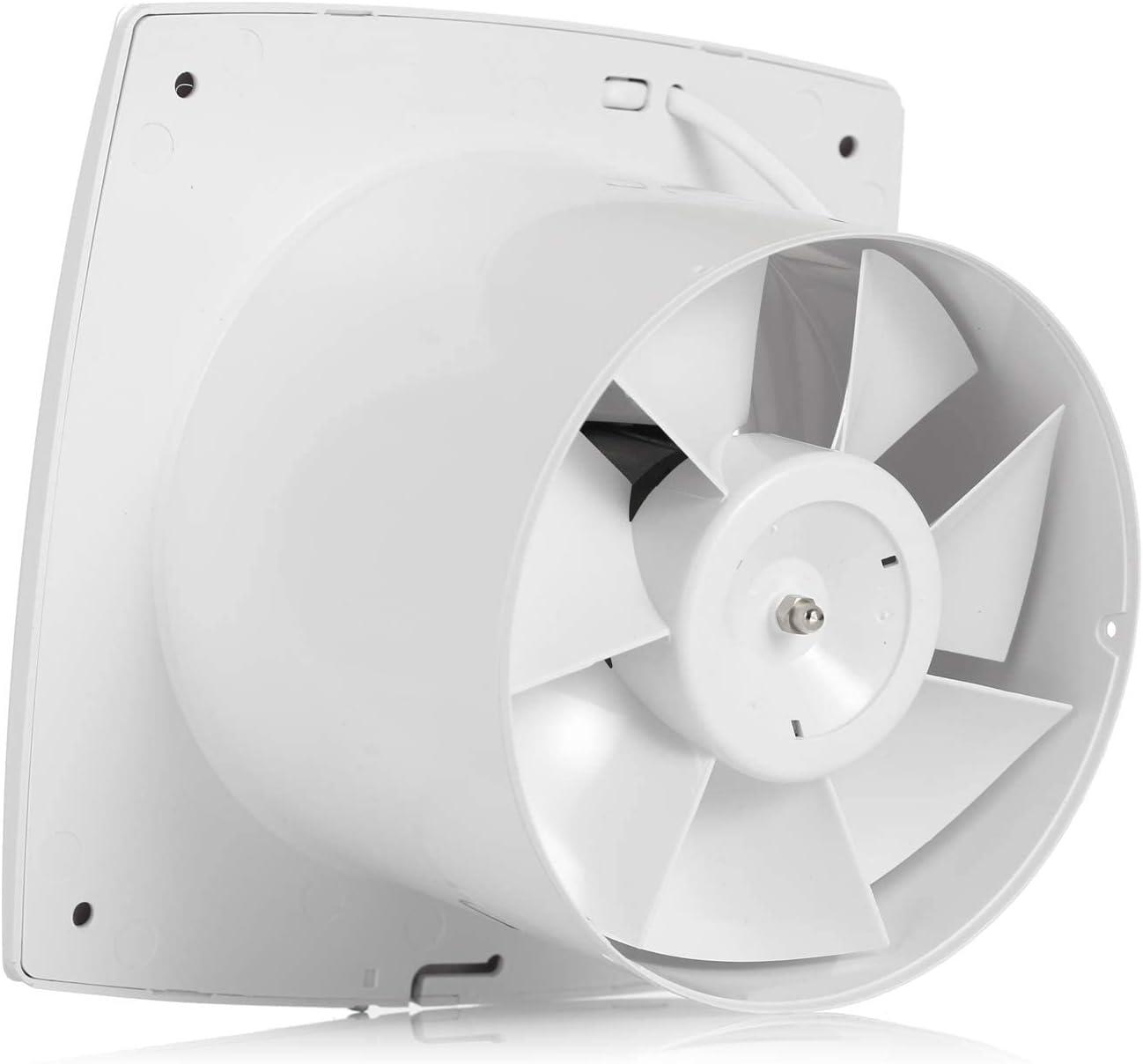 6" Exhaust Fan Extractor Ventilation Fan Bathroom Garage Exhaust for Kitchen,Bathroom,Bedroom,Low Noise and Energy Saving