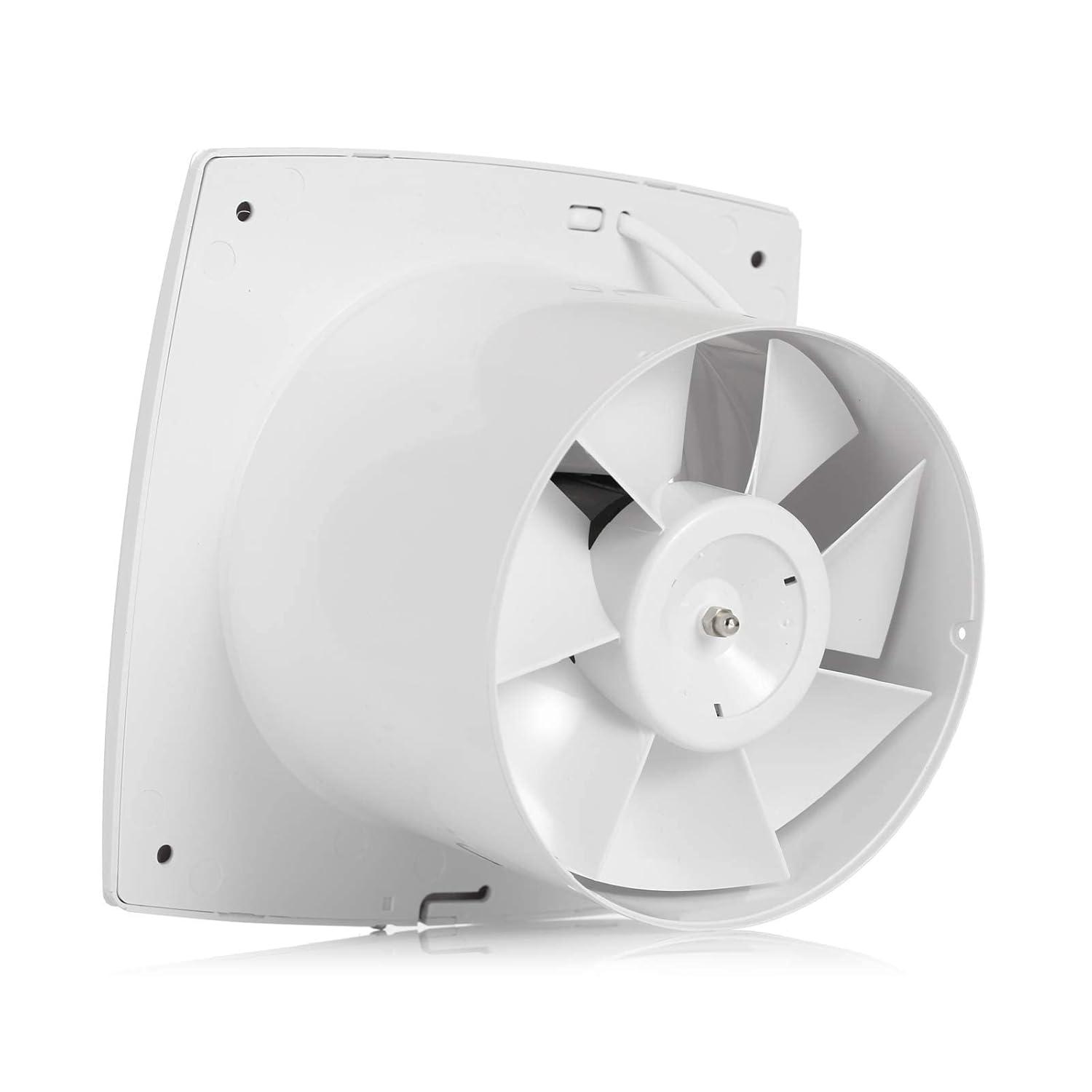 6" Exhaust Fan Extractor Ventilation Fan Bathroom Garage Exhaust for Kitchen,Bathroom,Bedroom,Low Noise and Energy Saving