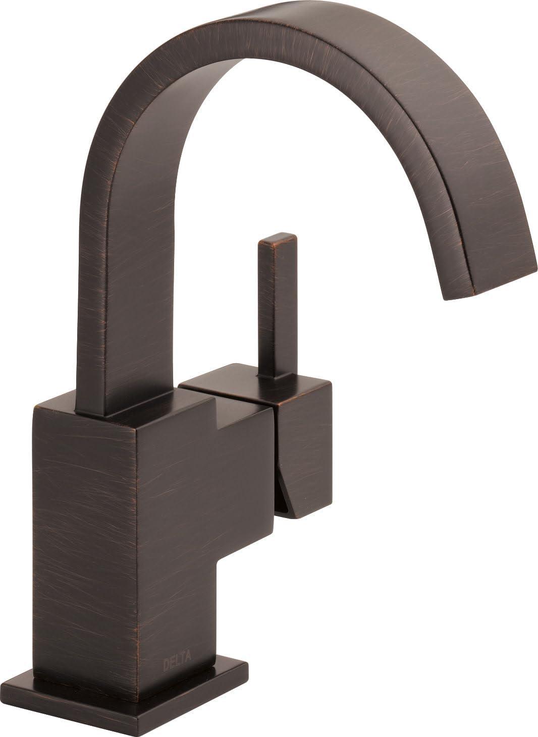 Vero Single Hole Bathroom Faucet with Drain Assembly, Single Handle Bathroom Sink Faucet