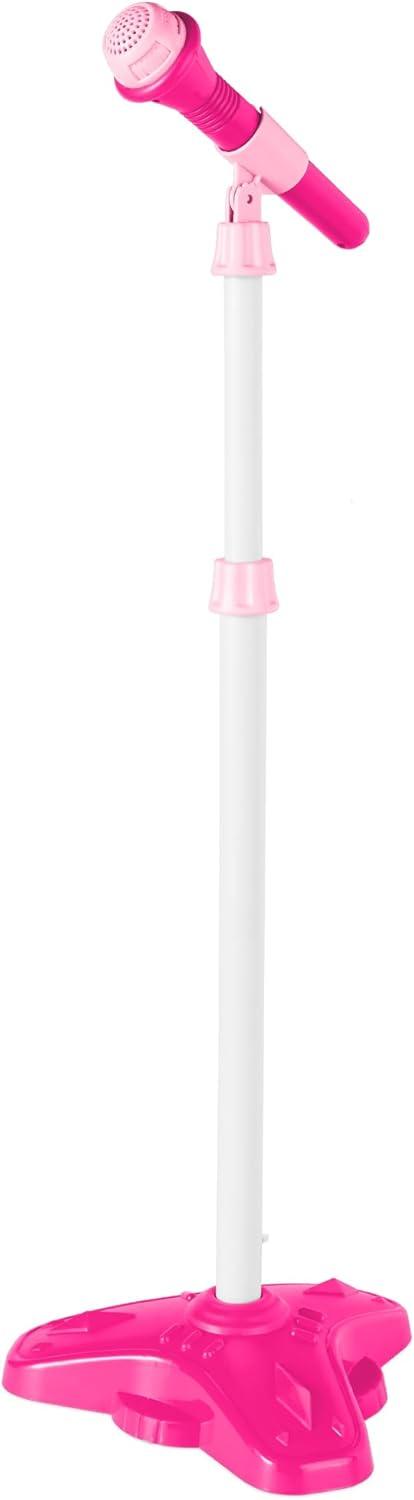 Best Choice Products Kids Electric Musical Guitar Toy Play Set w/ 6 Demo Songs, Whammy Bar, Microphone - Pink