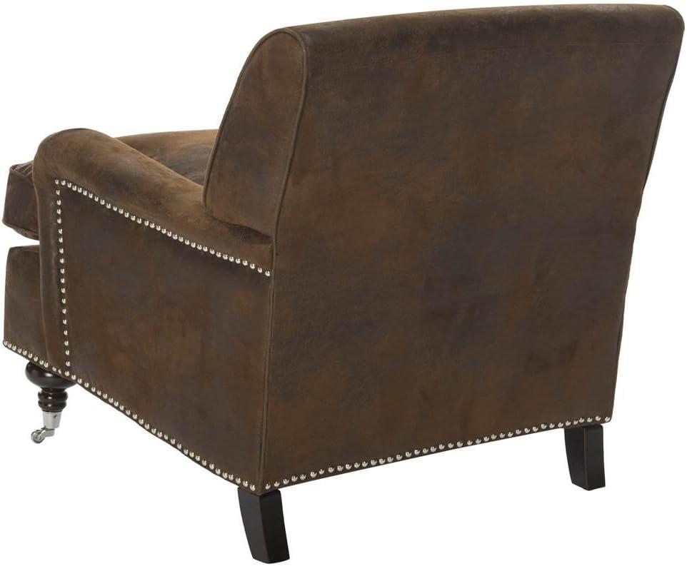 Chloe Club Chair - Brown - Safavieh