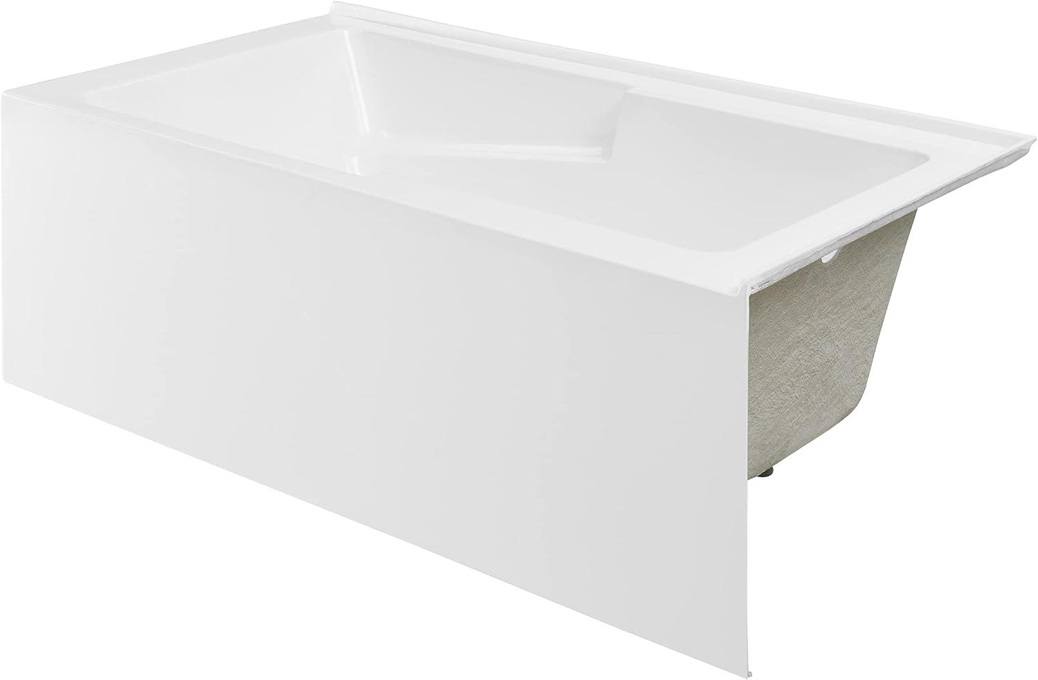 Claire 60" x 32" Alcove Tub with Corner Apron