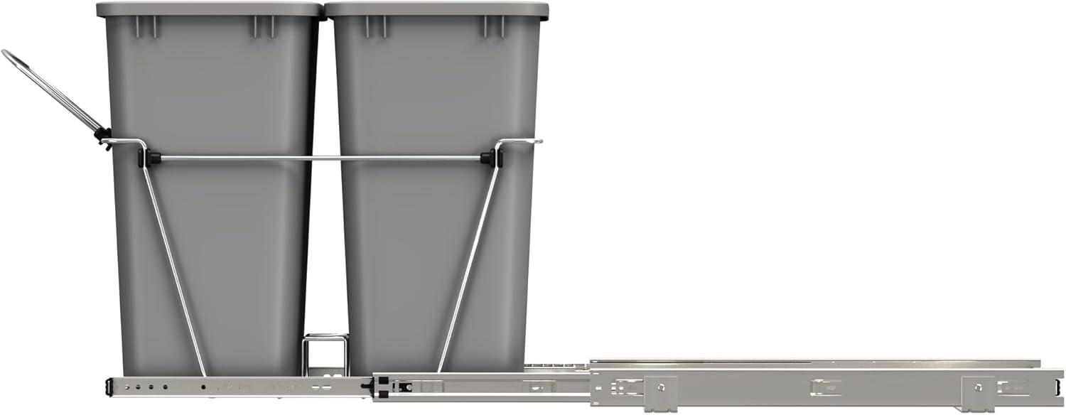 Rev-A-Shelf Rev-A-Shelf Double Pull Out Trash Can 35 Qt for Kitchen