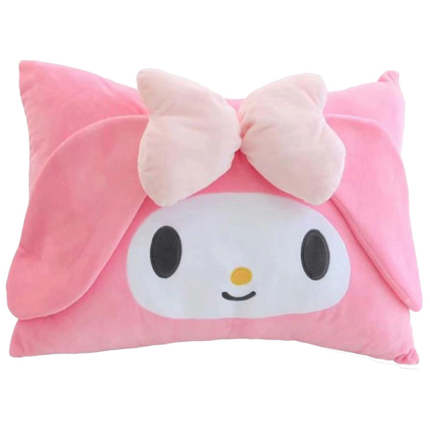 Teyeuf Kawaii Pillowcase,Cotton Pillowcases,Cute Pillow,Cute Girl Plush Pillow Slips,for Dormitory Decorative Bedroom Livingroom, 62×42CM