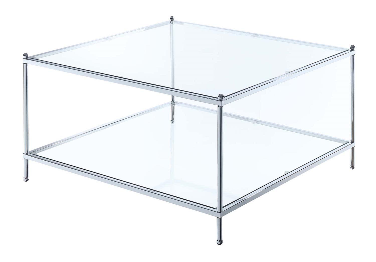 Convenience Concepts Royal Crest Square Coffee Table