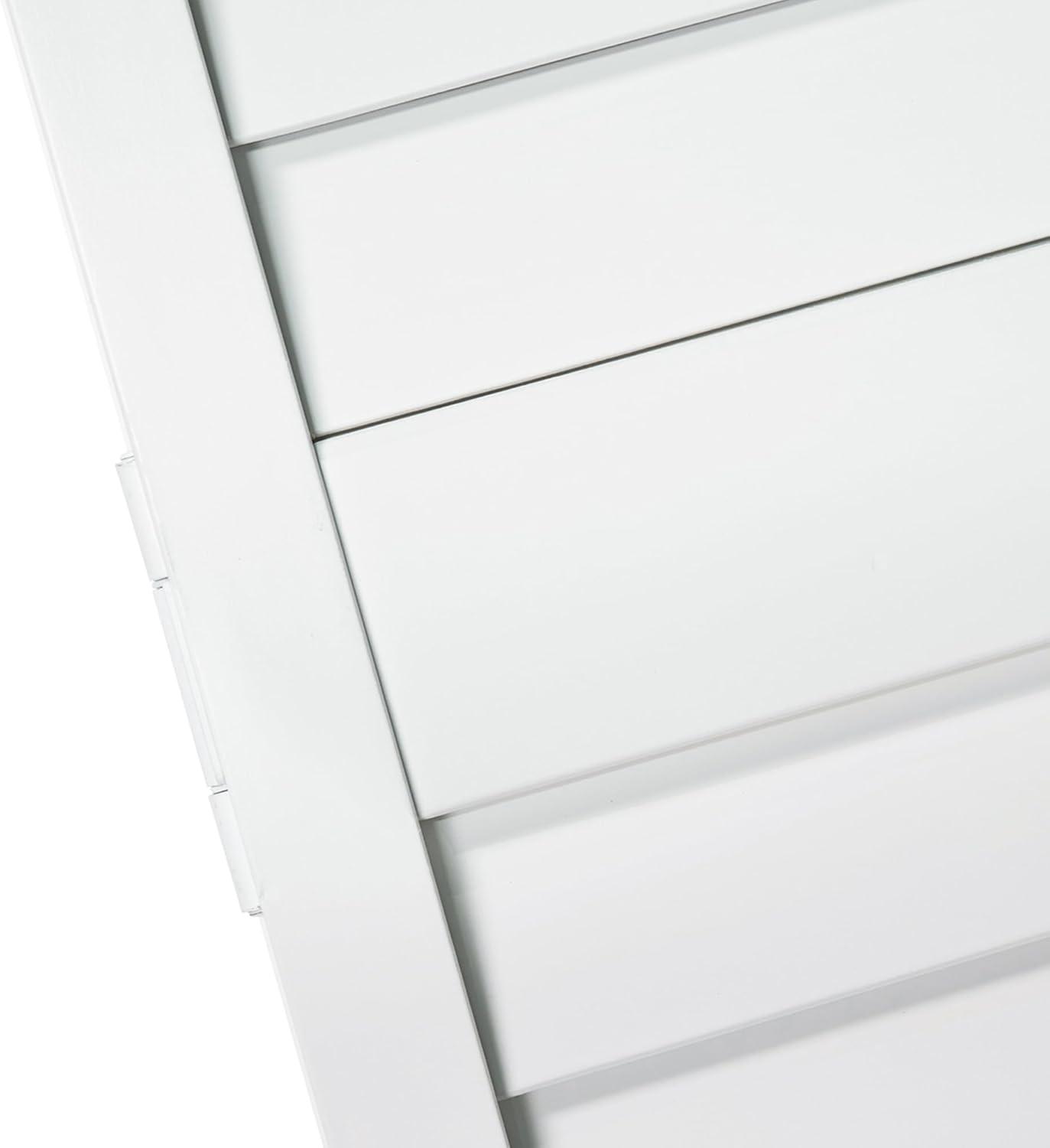 Plantation Louver Louver White Solid Pine Core Bi-fold Door