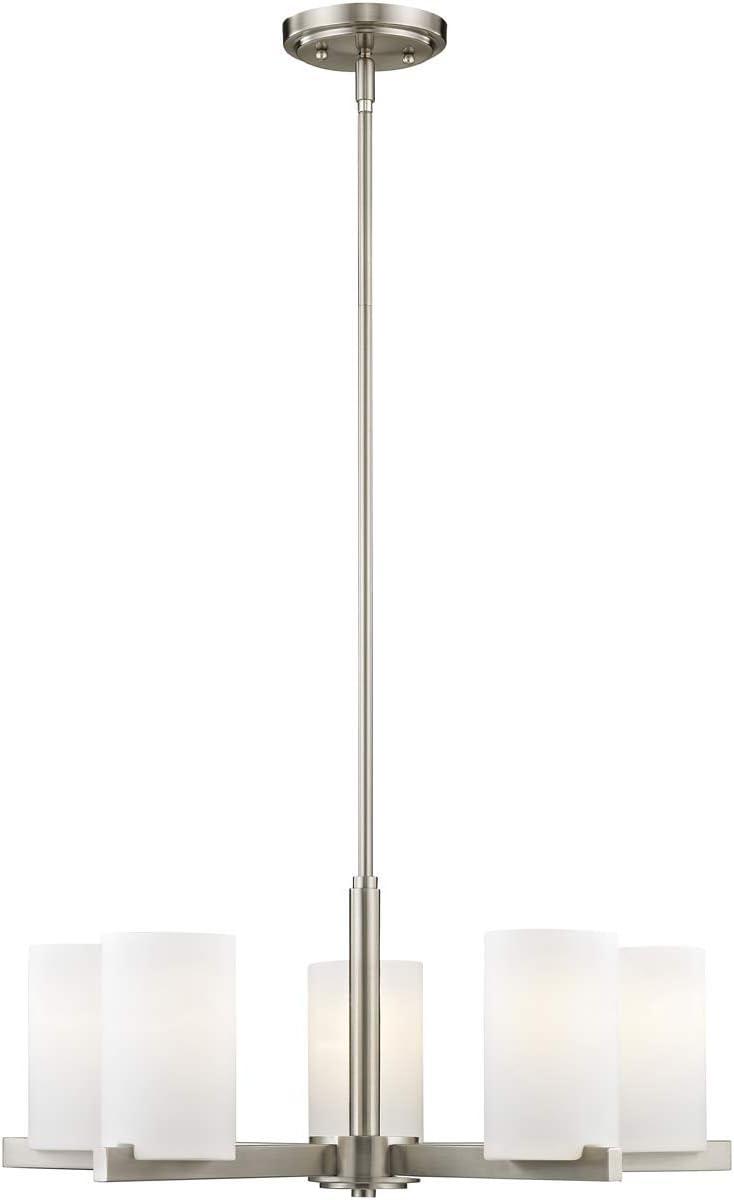 Livex Lighting Astoria 5 - Light Chandelier in  Brushed Nickel