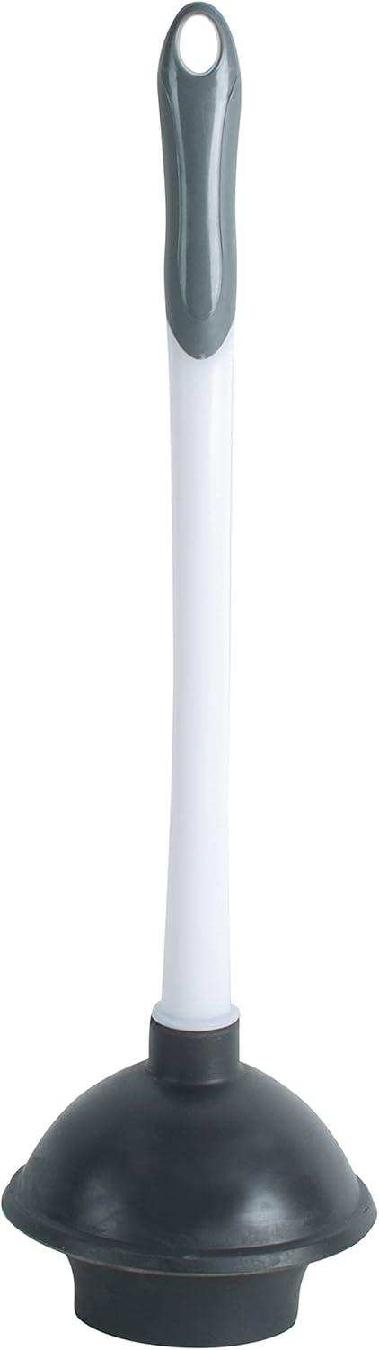 Bath Bliss 2-in-1 Bowl Brush & Plunger White