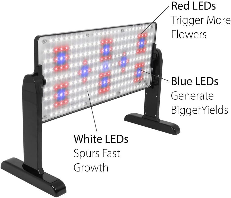 AeroGarden 45W LED Grow Light Panel - Grow Light for Plants, Includes Stand and Hanging Kit