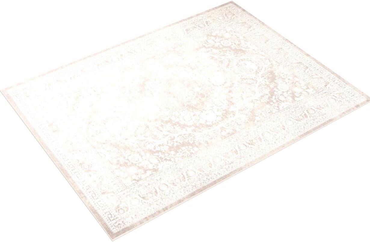 SAFAVIEH Reflection Alayna Traditional Area Rug, Beige/Cream, 4' x 6'