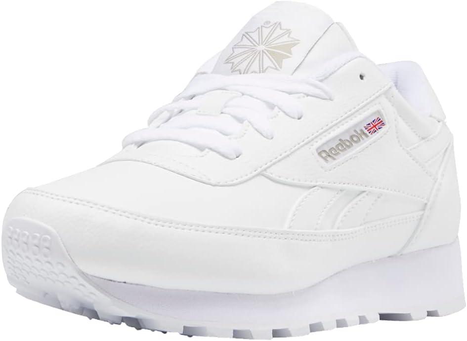 Reebok Classic Renaissance Sneakers Women White Steel Leather 100071993 D Width