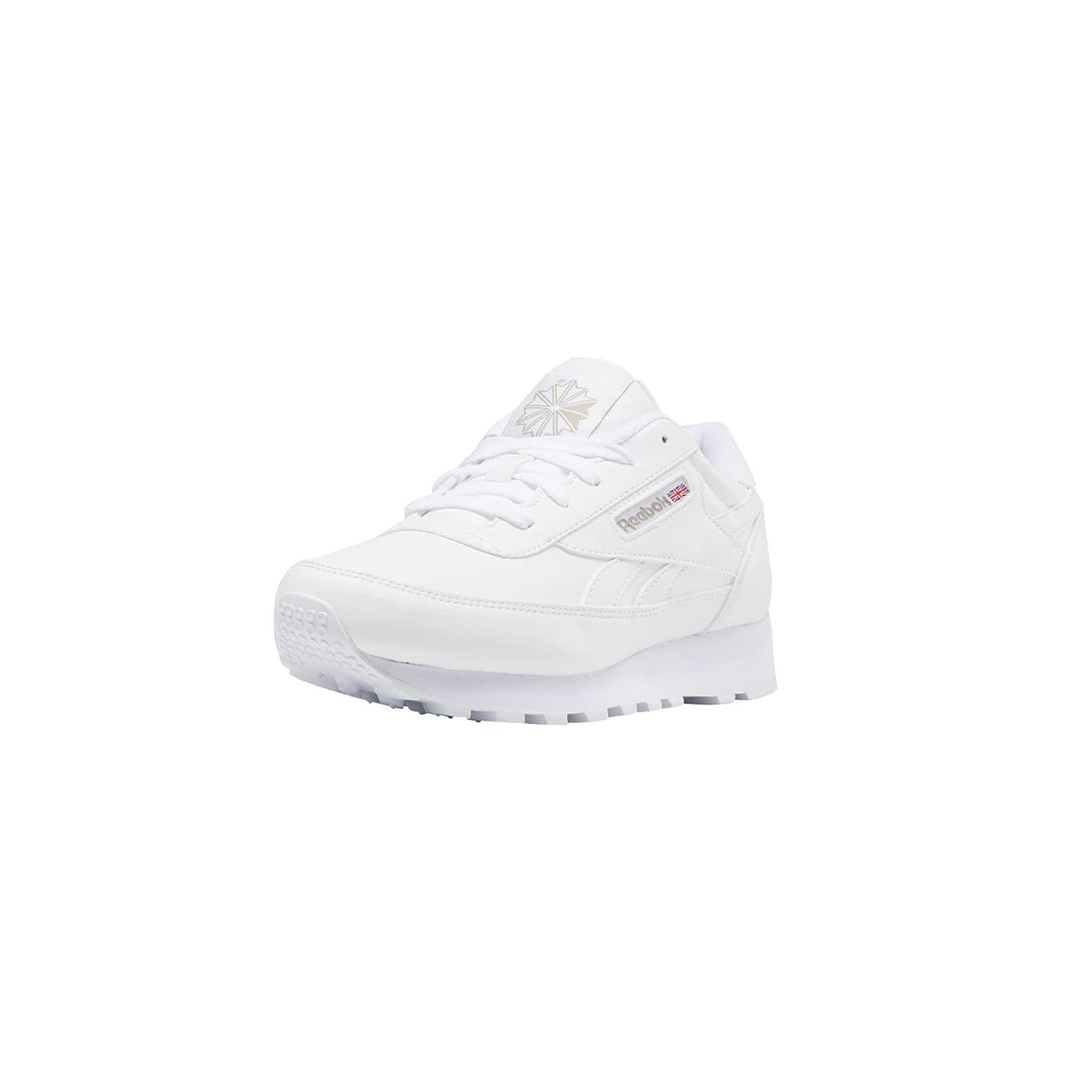 Reebok Classic Renaissance Sneakers Women White Steel Leather 100071993 D Width
