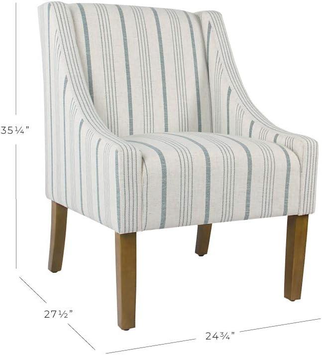 Modern Swoop Accent Armchair - HomePop