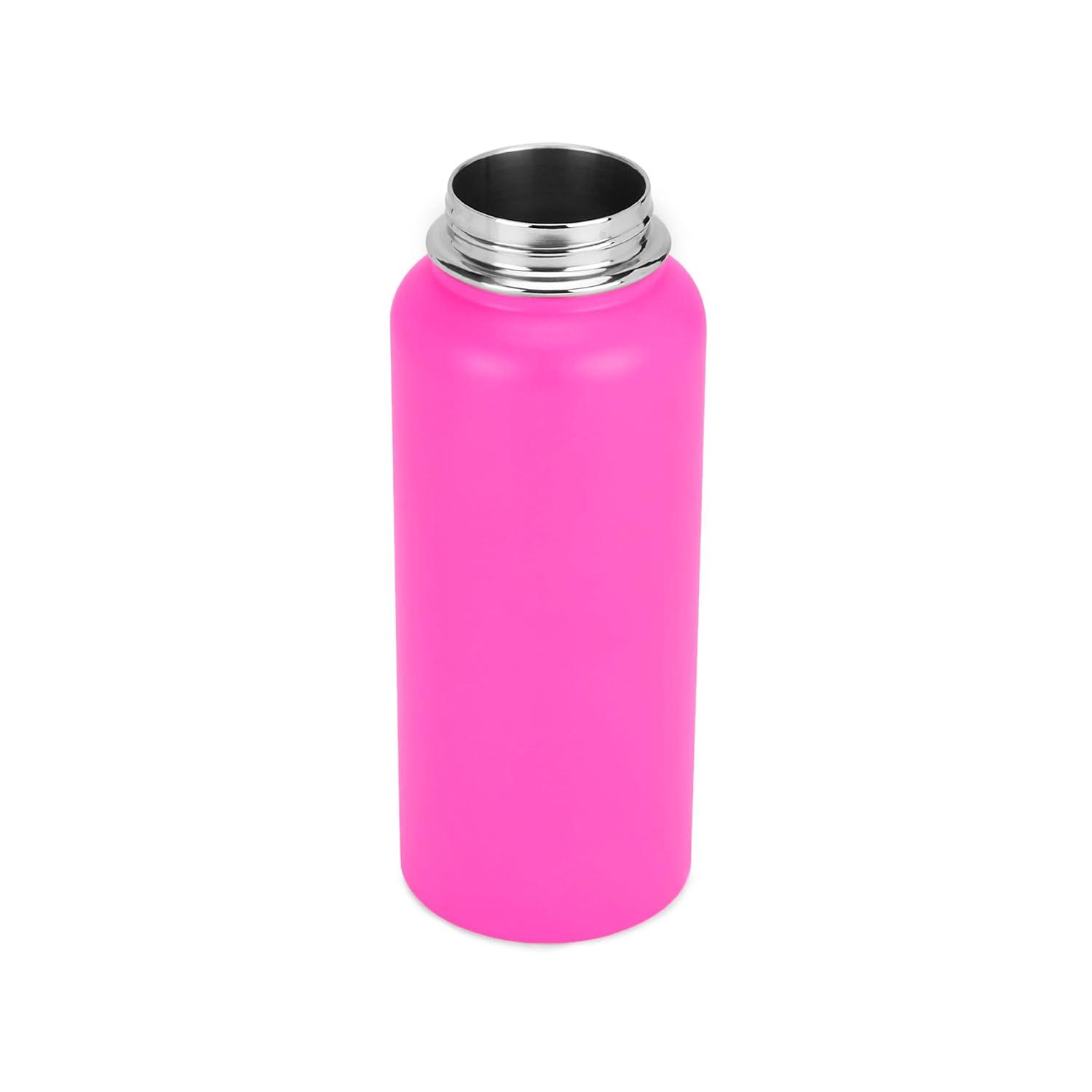 Makerflo 32 oz Pink Hydro Powder Coated Tumbler Ideal for DIY Crafts -Laser Engraving