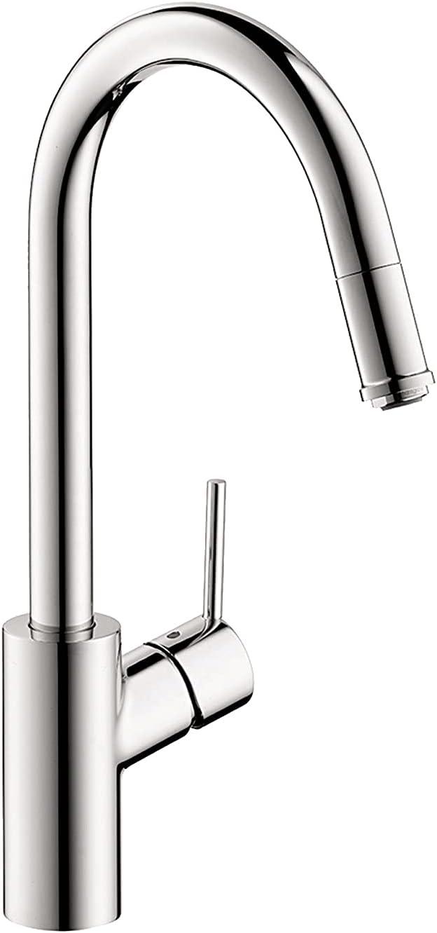 Talis S² 16" Modern Chrome Pull-Down Kitchen Faucet with Spray