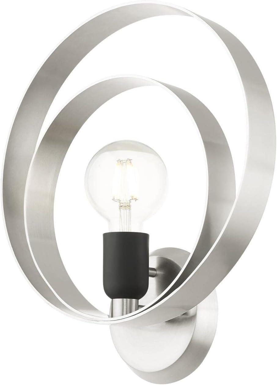 Livex Lighting Modesto 1 - Light Wall Light in  Brushed Nickel