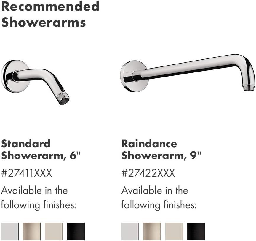 Raindance S 100 3-Jet Multi Function Adjustable Shower Head