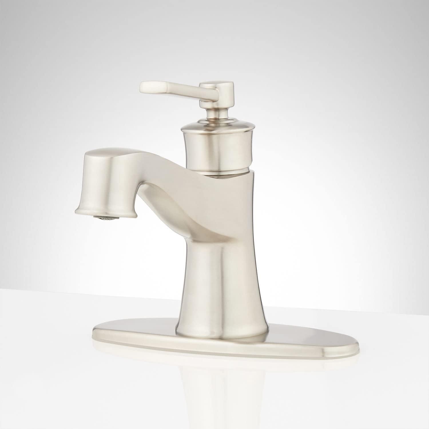 1.2 GPM Single Hole Bathroom Faucet with Pop-Up Drain Assembly