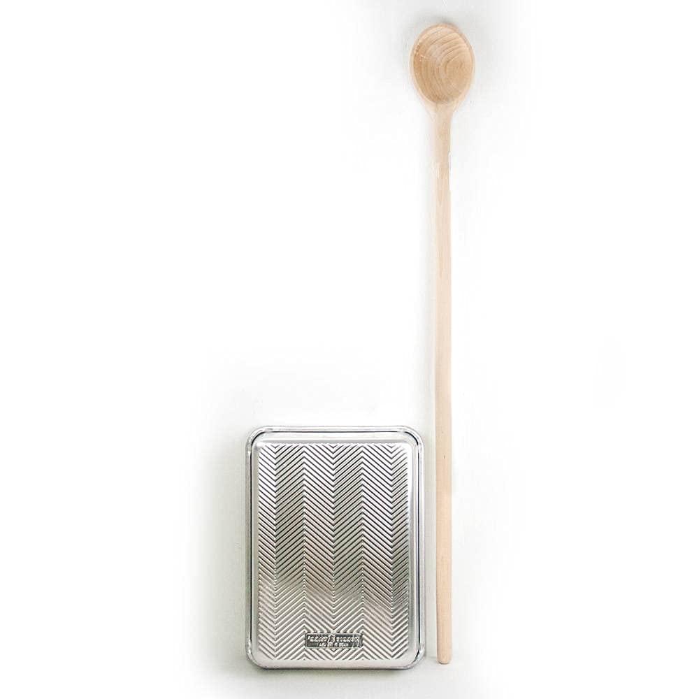 Giant Amish Made Close Grained Hardwood Wooden Stirring Spoon 32 inch