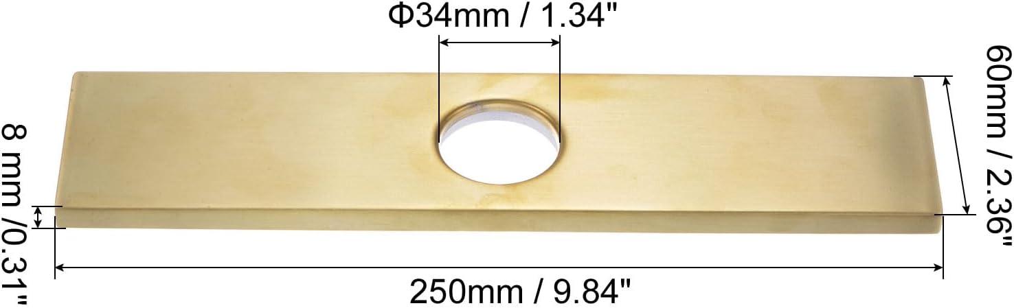 iVIGA VCC06G iVIGA 10" Sink Faucet Hole Cover Deck Plate