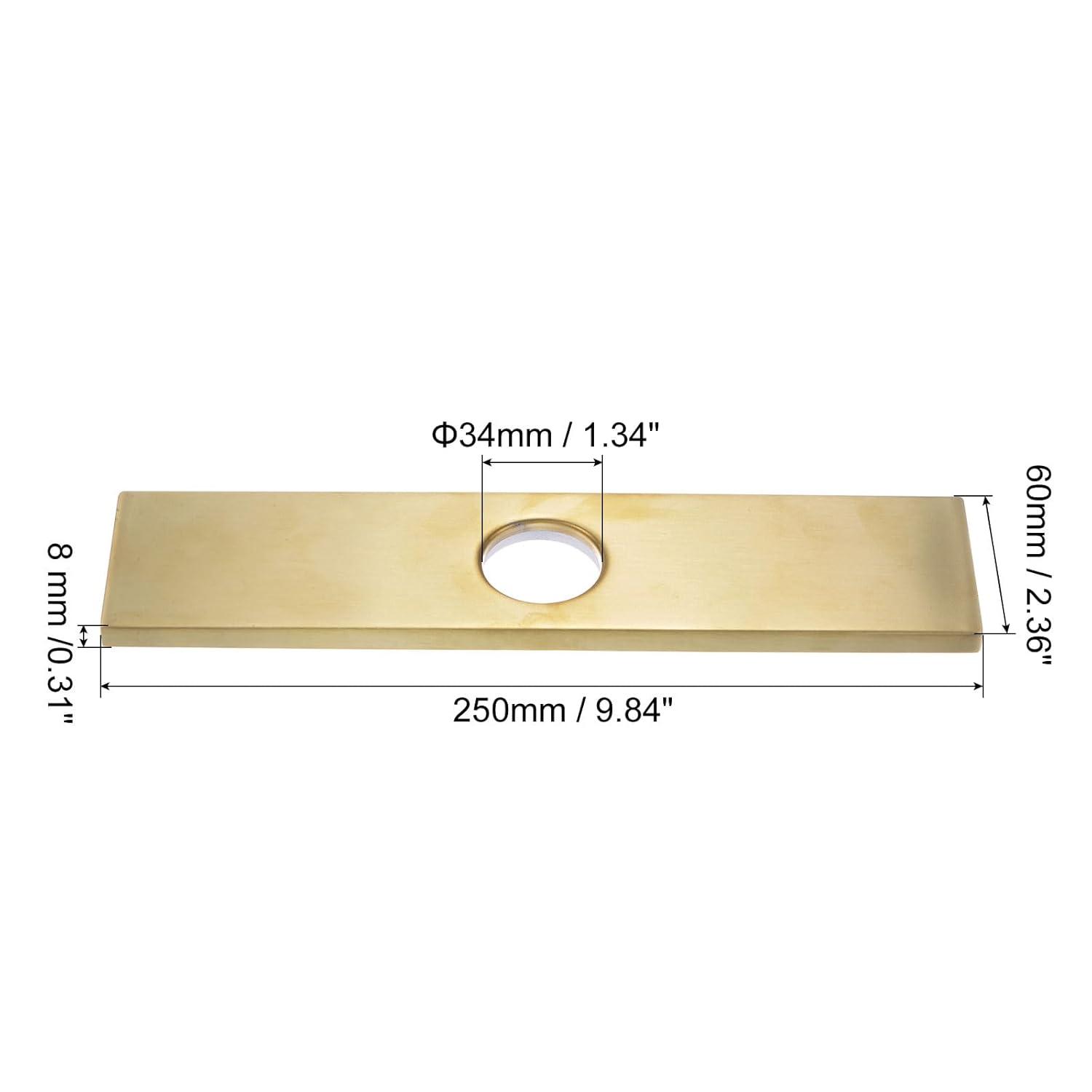 iVIGA VCC06G iVIGA 10" Sink Faucet Hole Cover Deck Plate