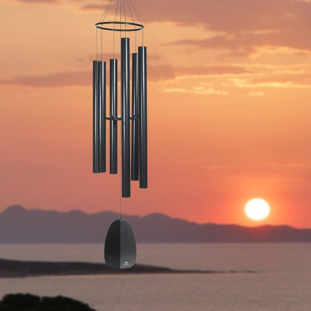 Black Aluminum Extra Large Outdoor Wind Chime