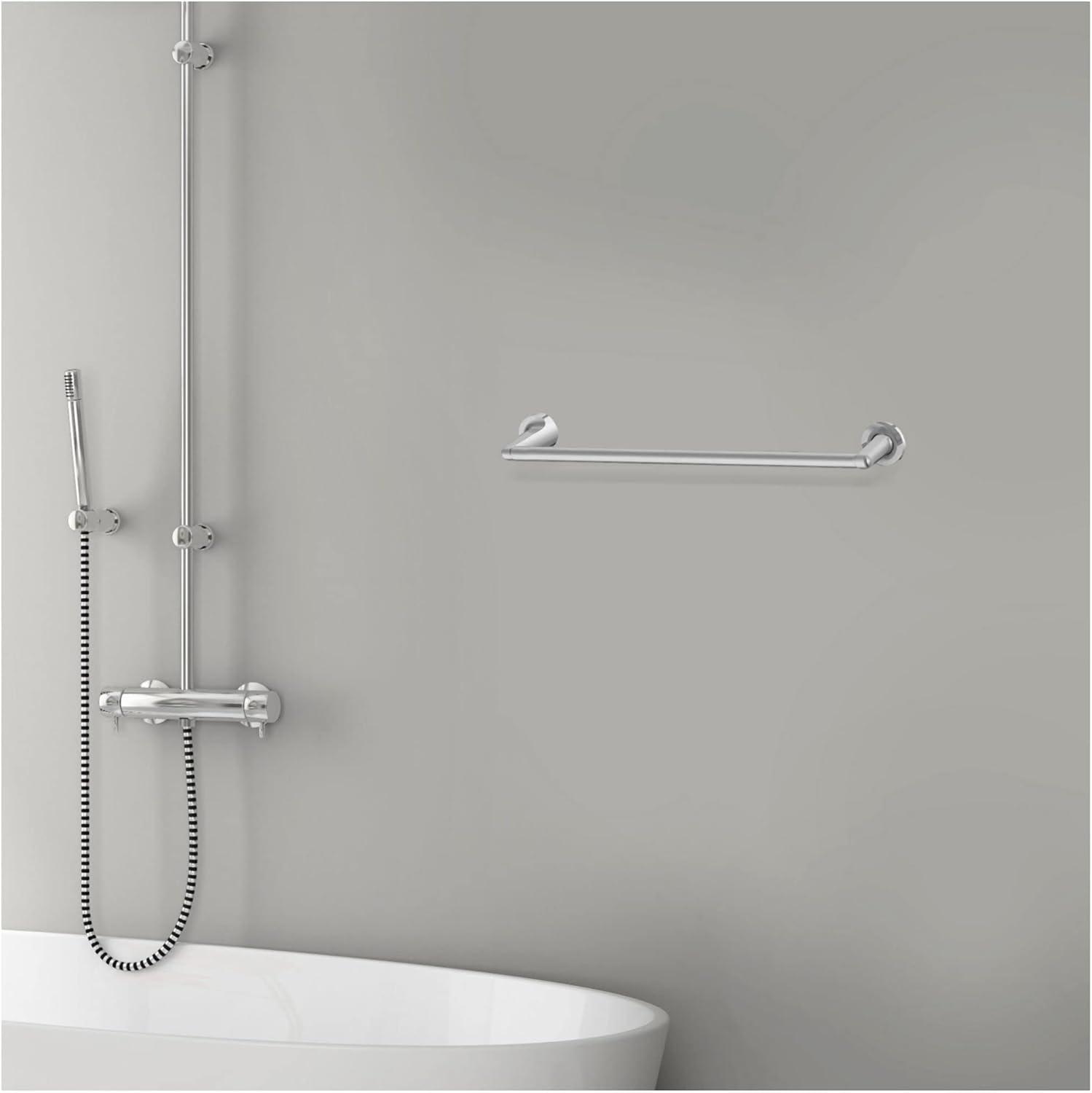 Alta Bay 18-inch Polished Chrome Wall Mounted Towel Bar