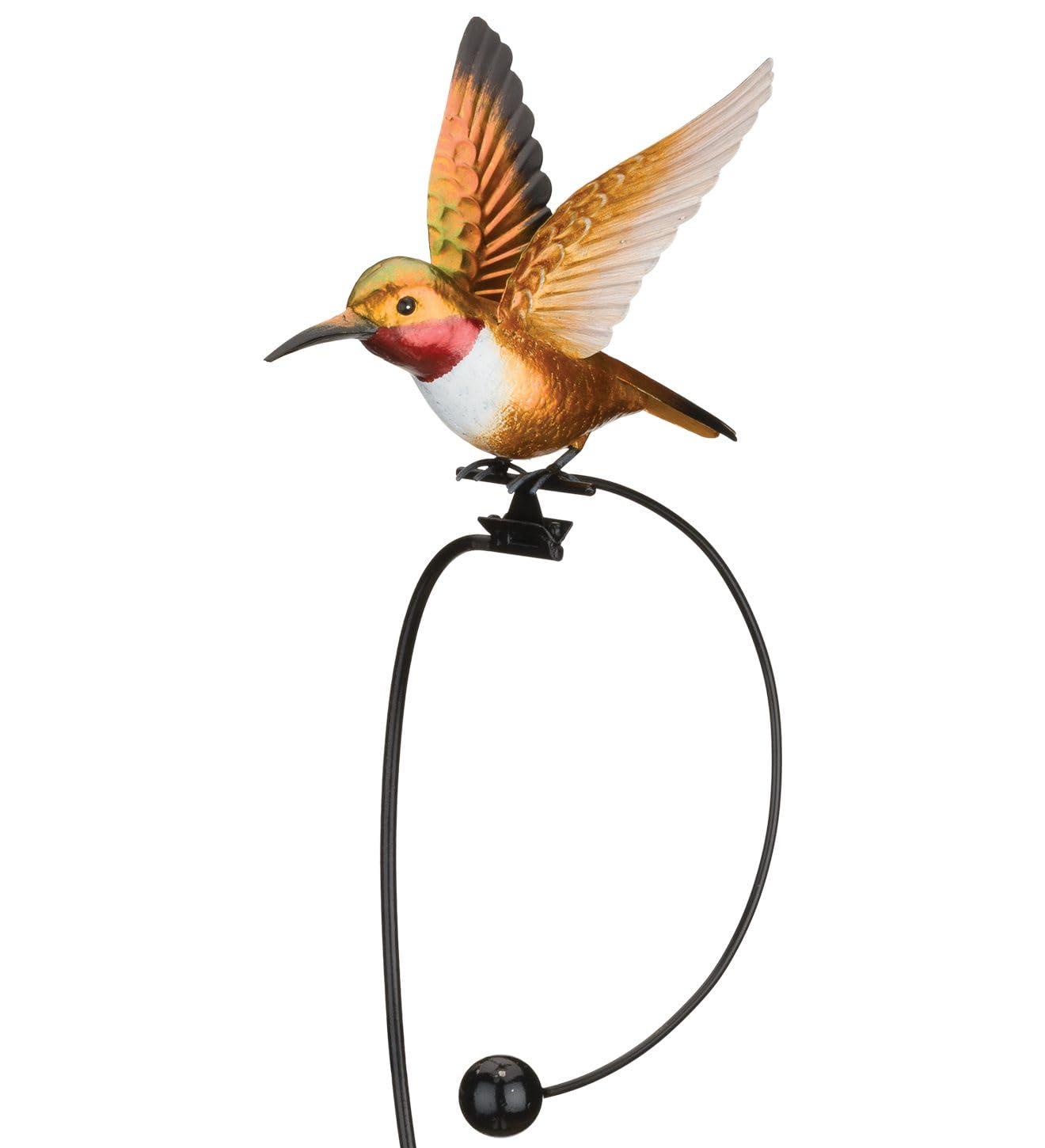 Regal Art & Gift Rocker Hummingbird Stake - Ruby Throated