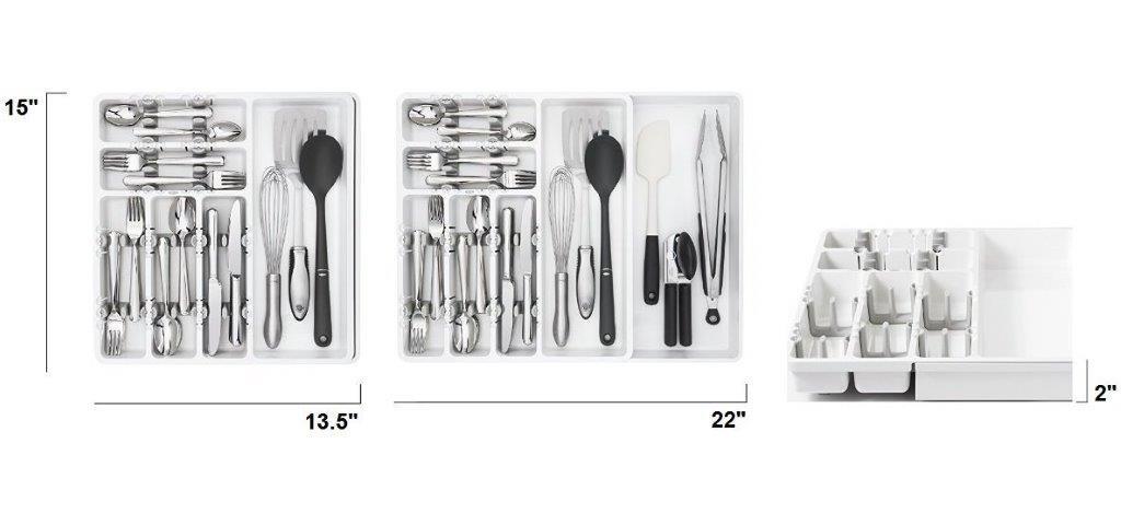 OXO 1.75"H x 16.72"W x 22"D Drawer Organizer