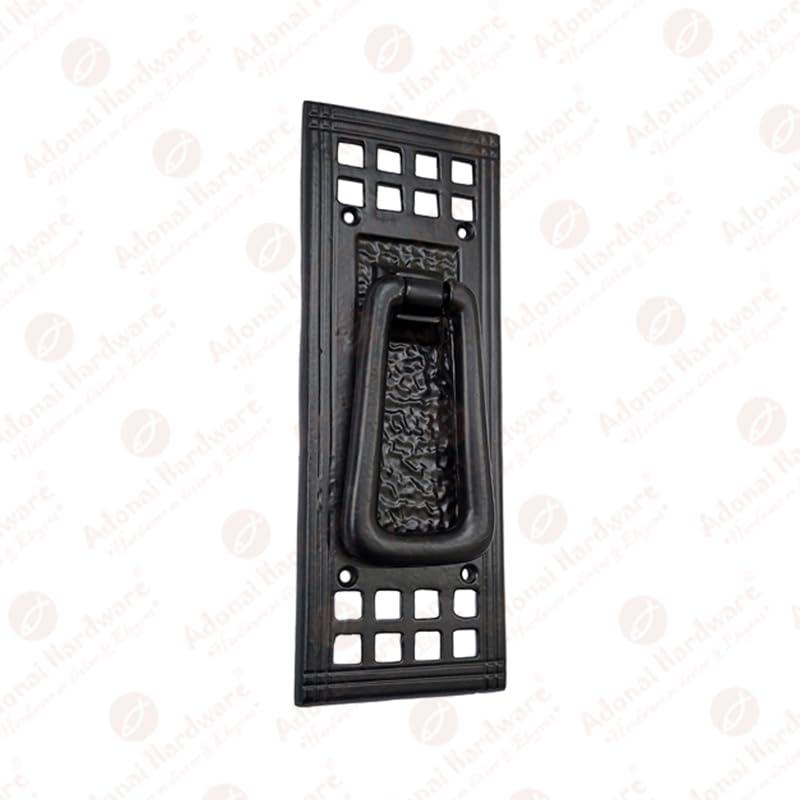 Adonai Hardware "Joppa Antique Iron Door Knocker (Black Powder Coated)
