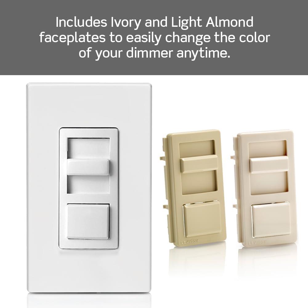 Leviton IPL06-10Z IllumaTech Universal 150-Watt LED and CFL/600-Watt Incandescent Dimmer