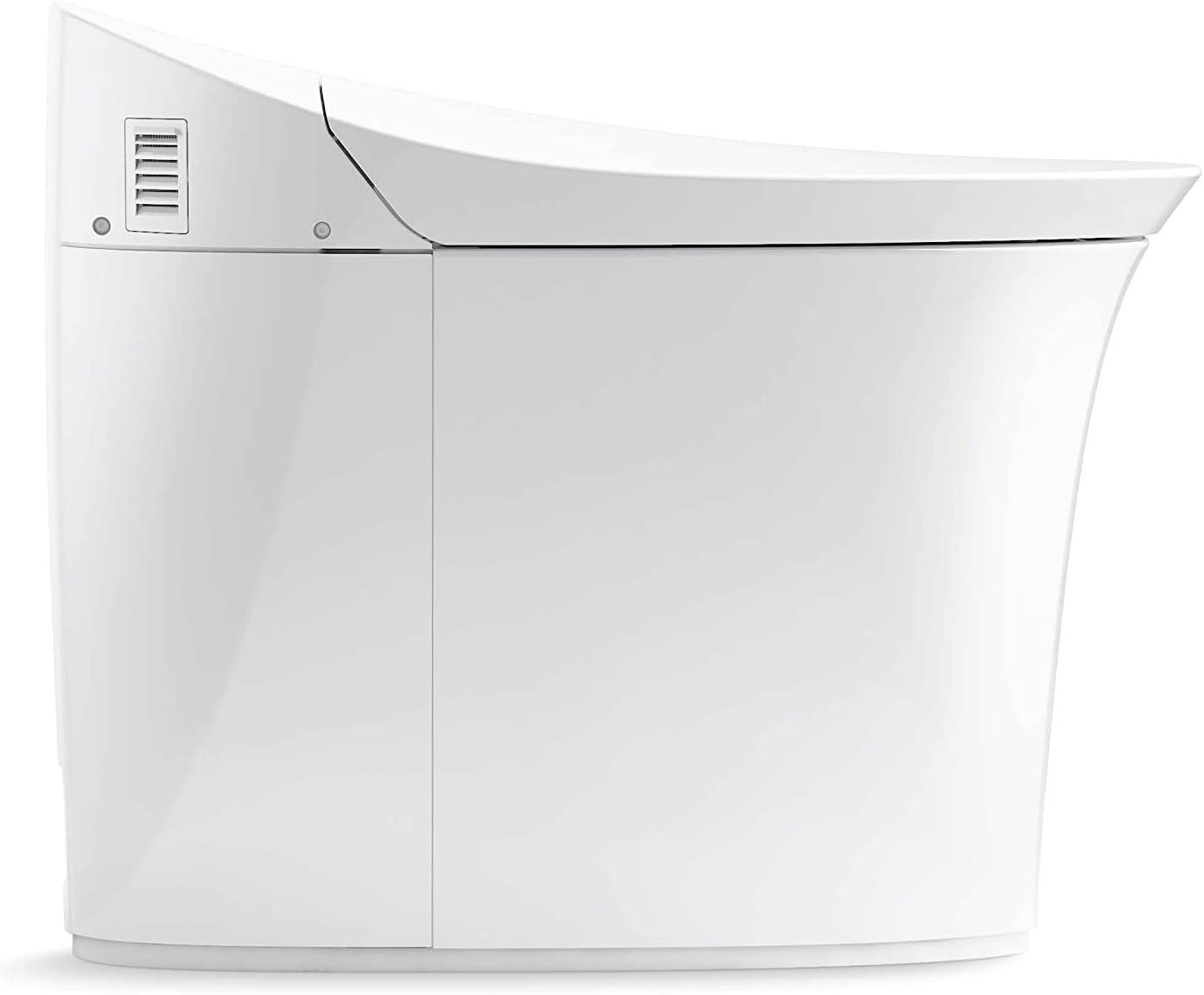 Veil Comfort Height Intelligent Skirted One-Piece Elongated Dual-Flush Toilet