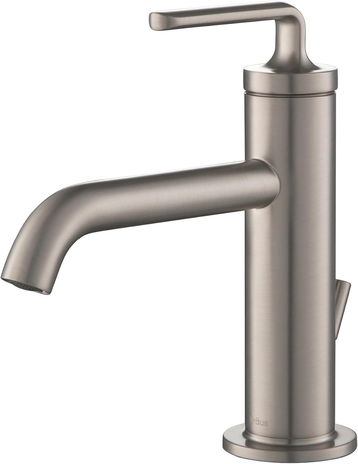 Ramus 7.38'' High Modern Spot Free Stainless Steel Bathroom Faucet