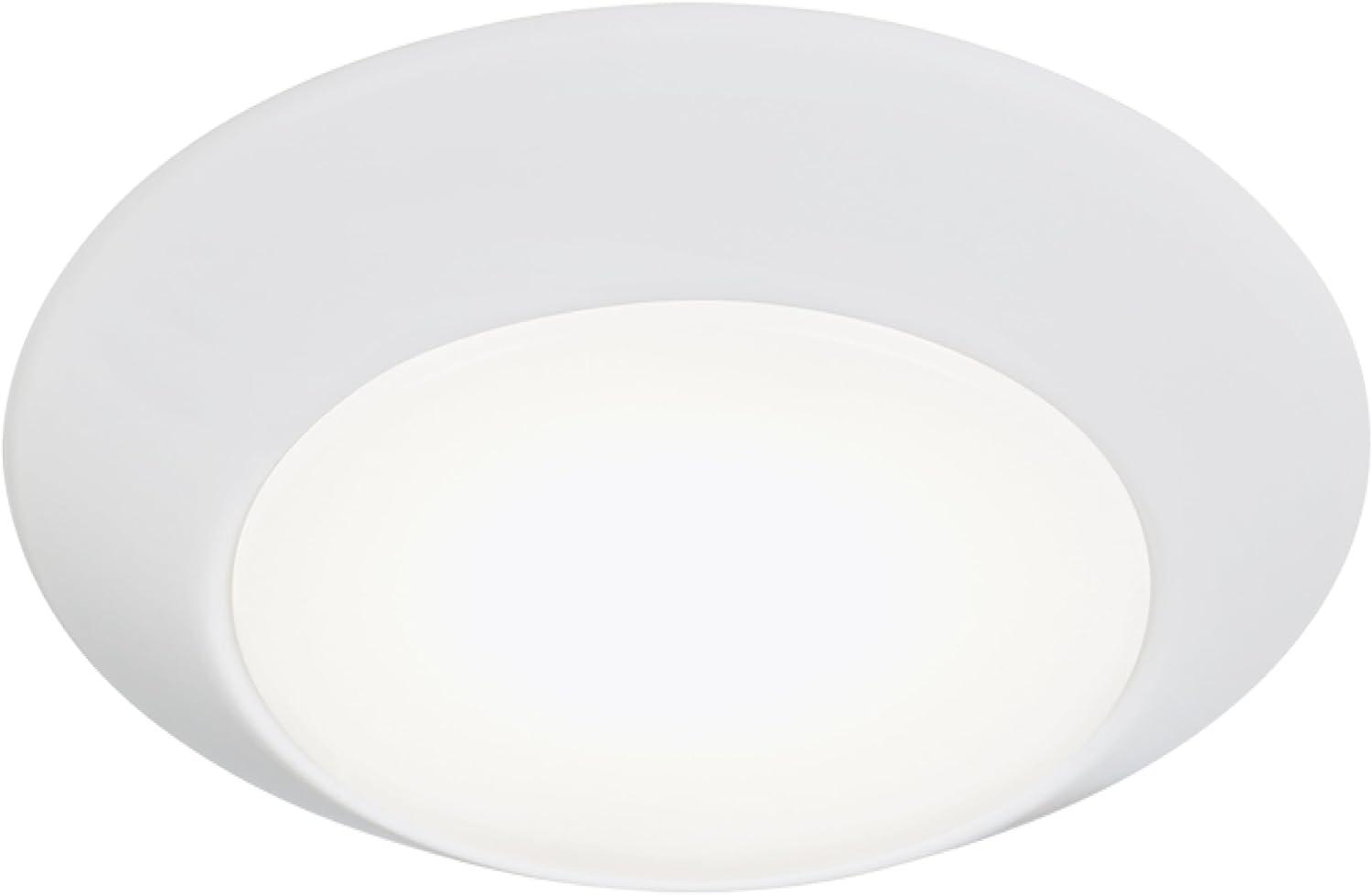 White Frosted Polycarbonate LED Recessed Light Fixture