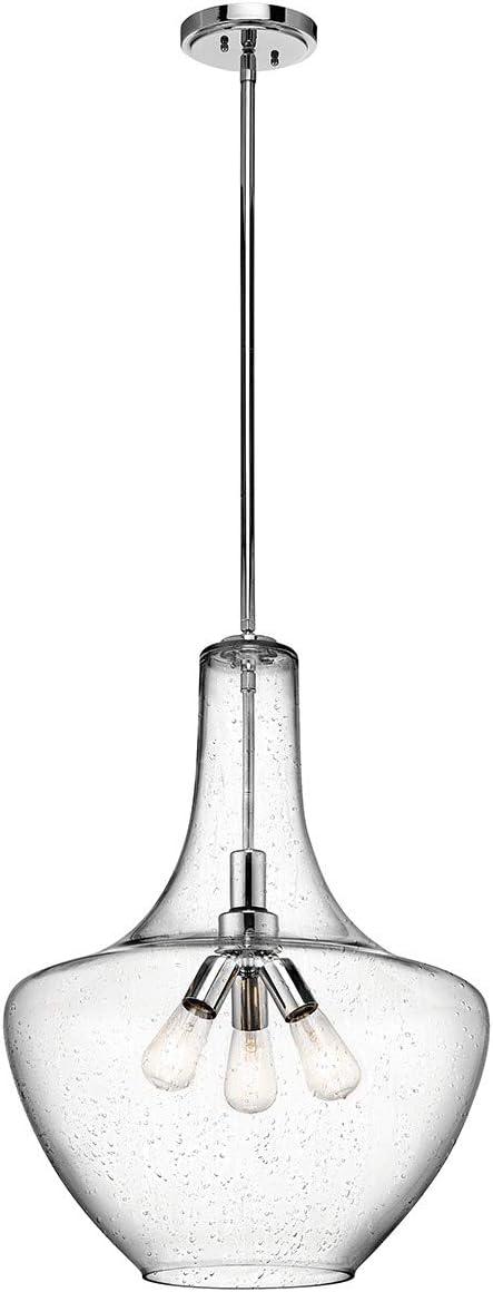 Kichler 42198 Everly 20" Wide 3 Light Pendant - Chrome