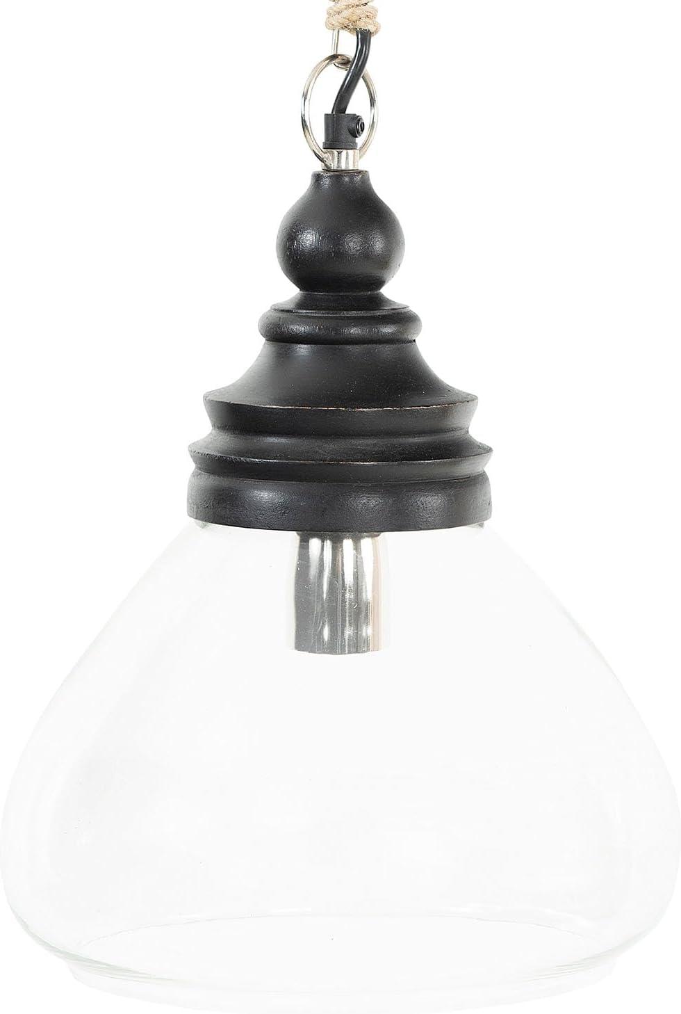 August Grove® Bellantoni Distressed Mango Wood Ceiling Light