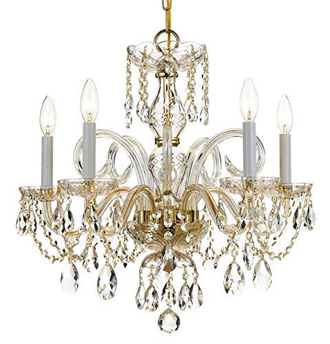 Crystorama Lighting - Five Light Chandelier - Crystal Crystal 5 Light Chandelier