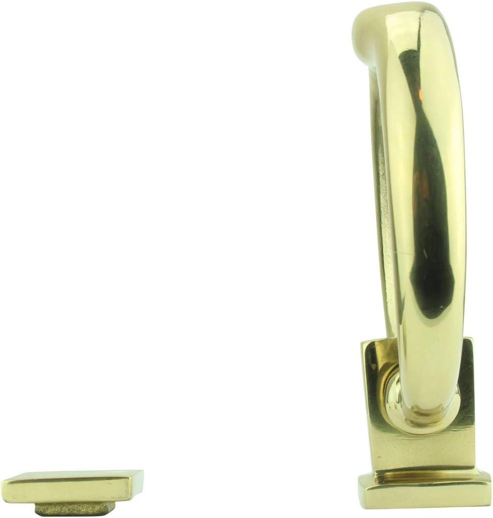 Ring Entry Solid Brass Door Knocker Antique Circular Brass Renovators Supply